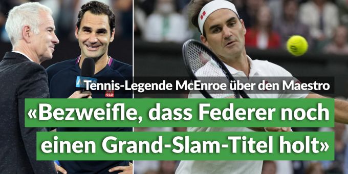 Legende McEnroe - «Bezweifle, dass Federer noch einen Grand Slam holt» Legende McEnroe - «Bezweifle, dass Federer noch einen Grand Slam holt»