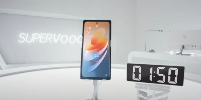 Dank SuperVOOC mit 120 Watt können Smartphones von Oppo bald enorm schnell aufgeladen werden. Oppo 150 Watt SuperVOOC