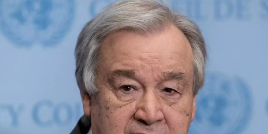 UN-Generalsekretär António Guterres beabsichtigt «ohne politische Dimension» bei der Eröffnungsfeier anwesend zu sein. Foto: Mark Garten/UN/dpa