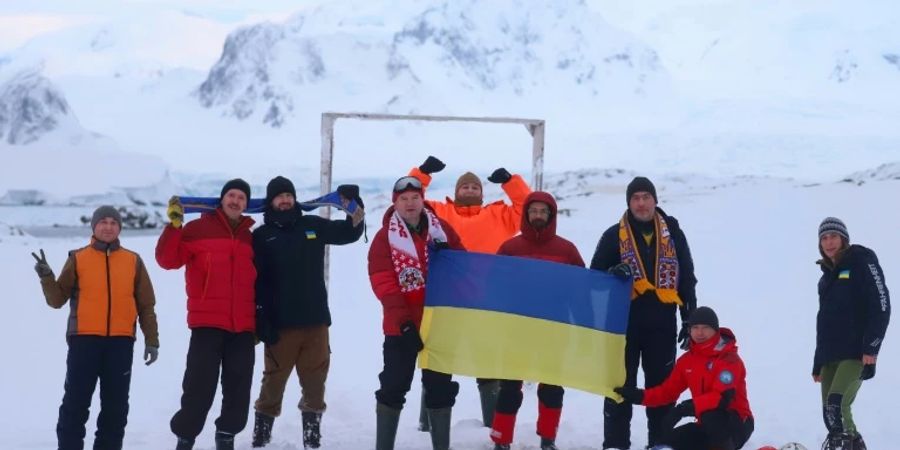Ukrainische Forscher am Vernadsky-Stützpunkt