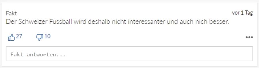 Ob sich dadurch die Qualität steigern lässt, wagt dieser Leser zu bezweifeln.