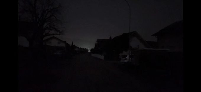 Während dem zweistündigen Stromausfall blieben die Häuser in Stein AG (Bild) und anderen Gemienden dunkel. Stromausfall