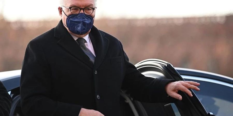 Bundespräsident Frank-Walter Steinmeier vor Beginn der 17. Bundesversammlung. Foto: Britta Pedersen/dpa