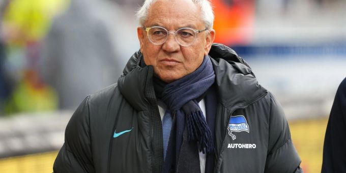 Trainer Felix Magath von Hertha BSC. Hertha BSC