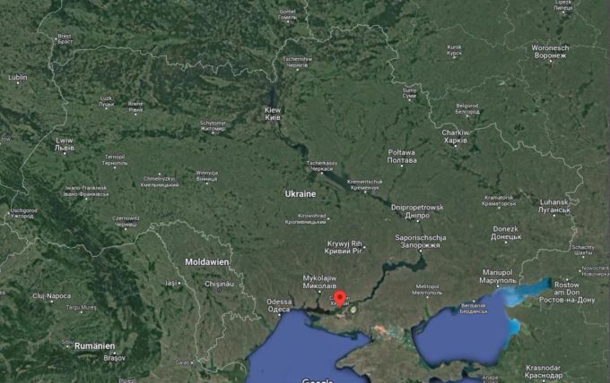 Cherson liegt im Süden der Ukraine, nahe der Hafenstadt Odessa. zivilisten cherson