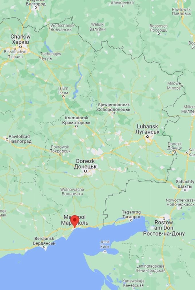 Ukraine-Krieg: Mariupol liegt nahe der Grenze zu Russland und zu den Volksrepubliken Donezk und Luhansk. Ukraine Krieg