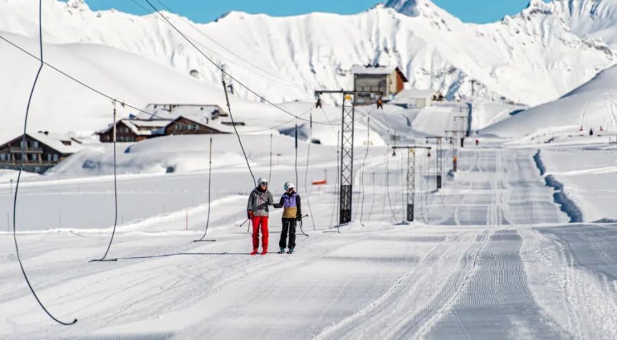 Skilift auf der Engstligenalp.