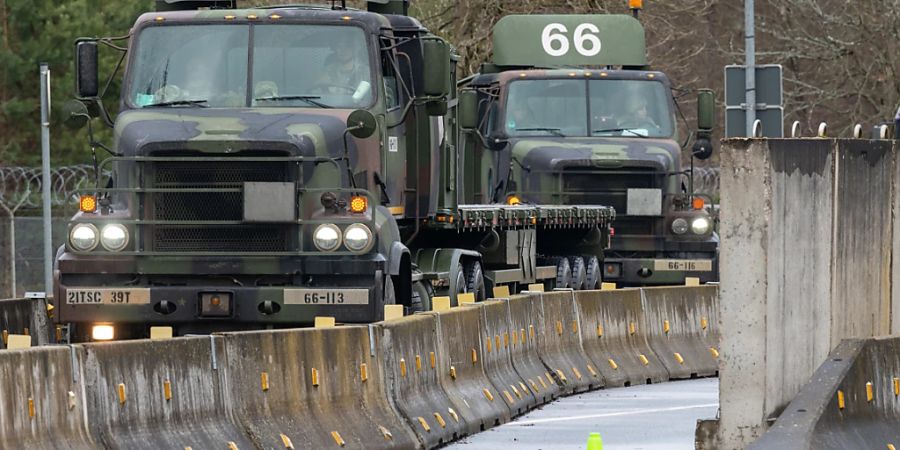 Die nach Rumänien entsandten US-Soldaten sollen aus dem bayerischen US-Stützpunkt Vilseck kommen. Foto: Armin Weigel/dpa