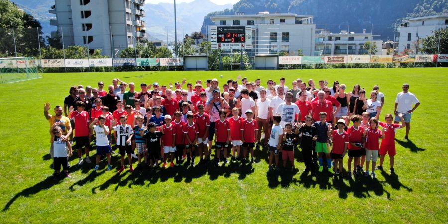 Gruppenfoto des FC Hergiswil - Hergiswil