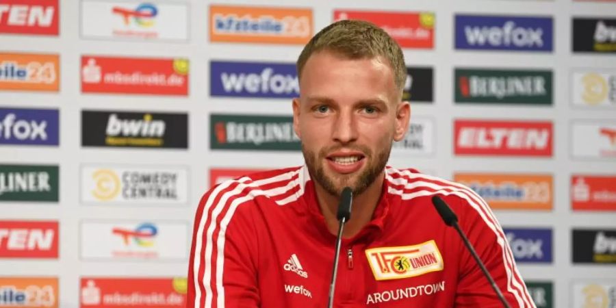 Abwehrspieler Marvin Friedrich wechselt vom 1. FC Union Berlin zu Borussia Mönchengladbach. Foto: Matthias Koch/dpa