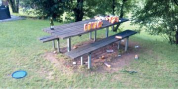 Vandalismus auf dem Begegnungsplatz