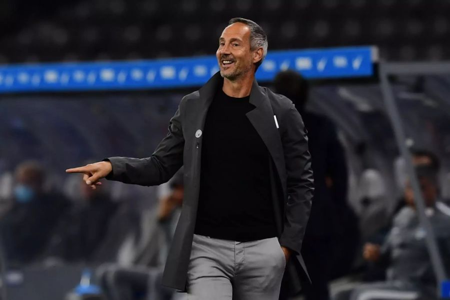 Adi Hütter feiert den ersten Saison-Dreier.