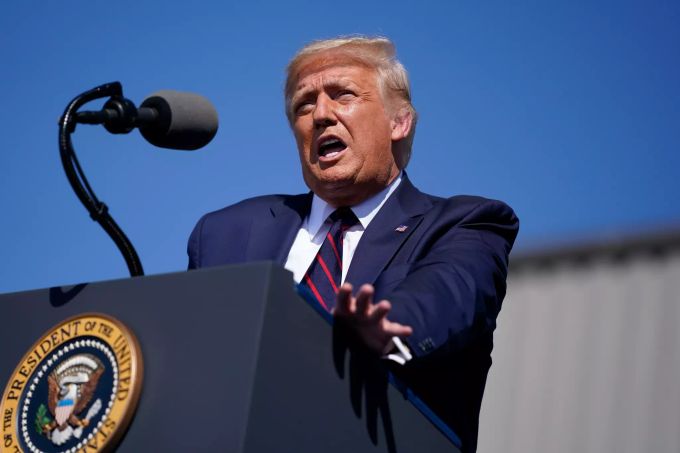 Der US-Präsident Donald Trump will die App TikTok in den USA verbieten. donald trump