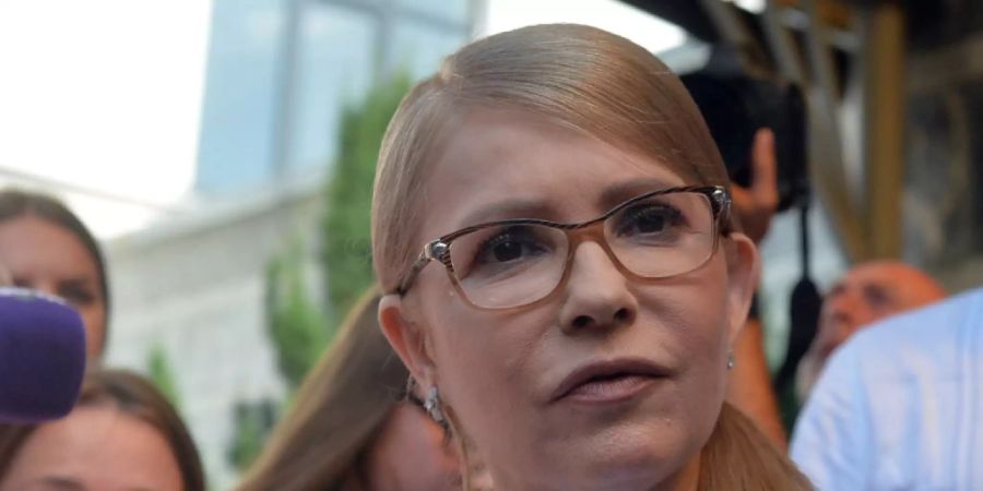 ARCHIV - Julia Timoschenko hat sich mit dem Coronavirus infiziert. Ihr Zustand soll ernst sein. Foto: Ukrinform/dpa