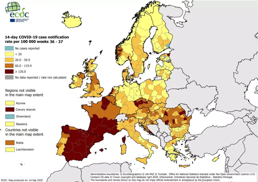 Coronavirus Quarantäneliste Risikoregionen Nachbarländer