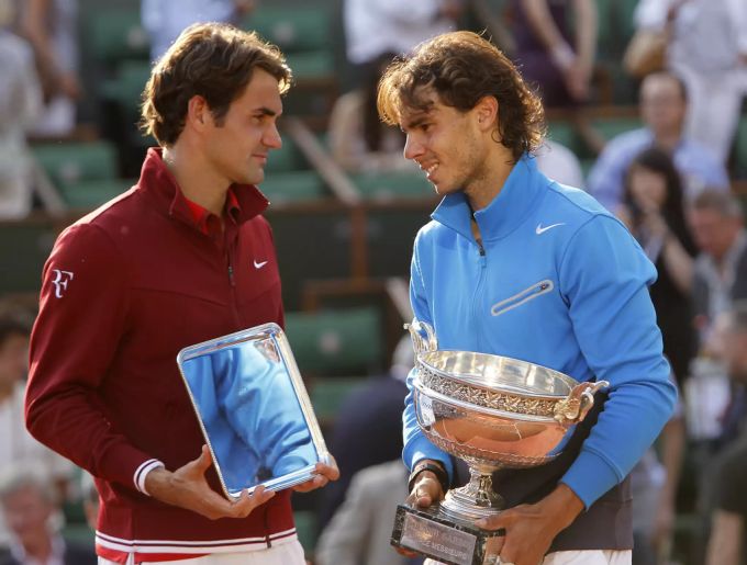 Roger Federer und Rafael Nadal stehen beide bei 20 Grand-Slam-Titeln. roger federer