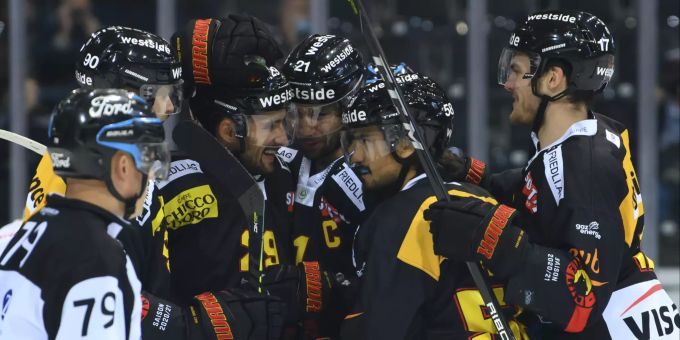 Die Spieler des SCB dürfen ihre Tore aktuell nur vor 1000 Heimfans bejubeln. SCB