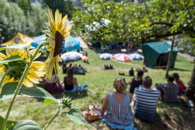 Das natürliche Bühne am Müli Openair in Deisswil