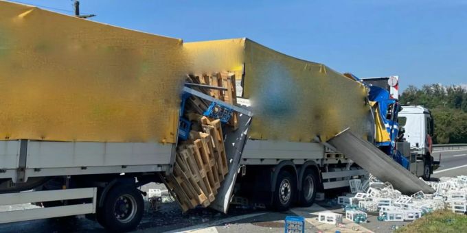 Beim Unfall auf der A2 in Reiden LU wurde eine Person verletzt. reiden lu