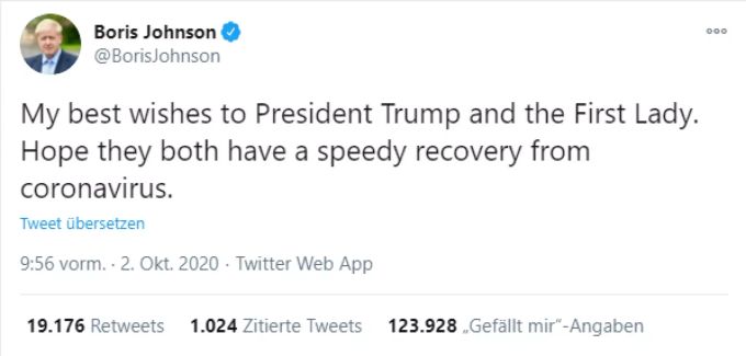 Auch der britische Premier Boris Johnson hatte eine Corona-Erkrankung durchgemacht. Boris Johnson