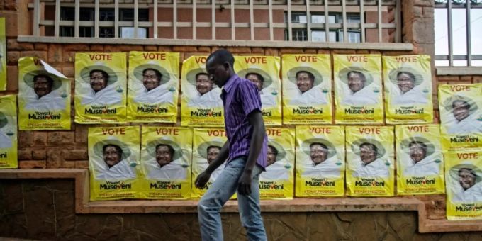 Wahlkampf in Uganda. Uganda
