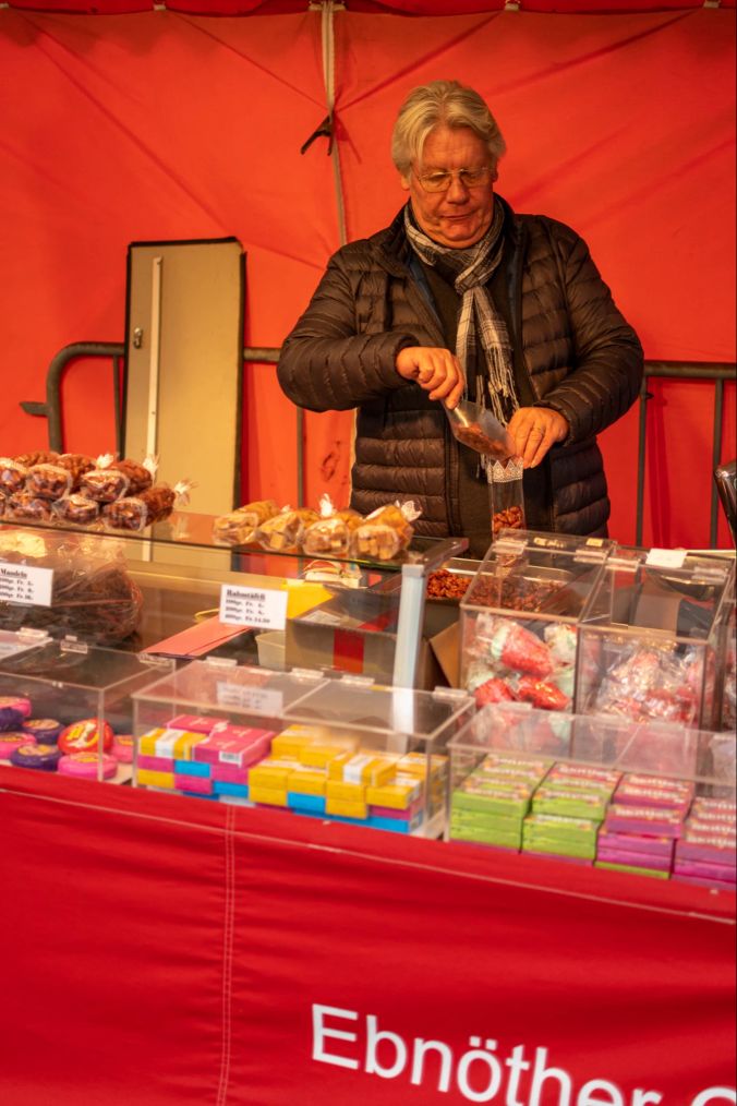 Die Ebnöther Confiserie Luzern verkaufte viele Leckereien.