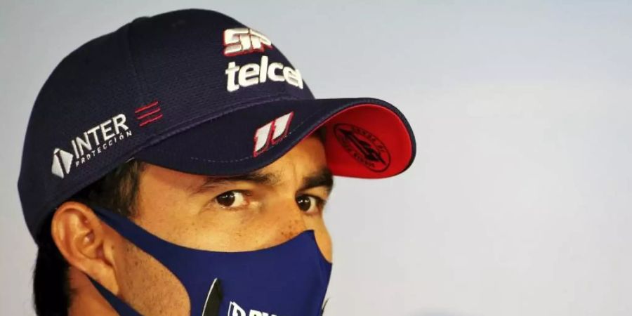 War unter 5127 auf das Coronavirus getesteten Personen der einzige positive Fall: Sergio Perez vom Team Racing Point. Foto: Uncredited/POOL FIA/AP/dpa