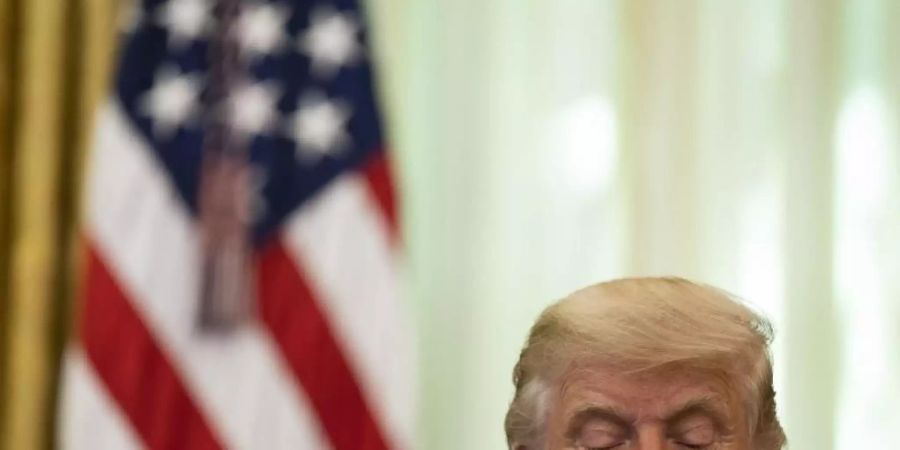Laut US-Präsident Donald Trump will auch Serbien seine Botschaft in Israel verlegen. Foto: Evan Vucci/AP/dpa