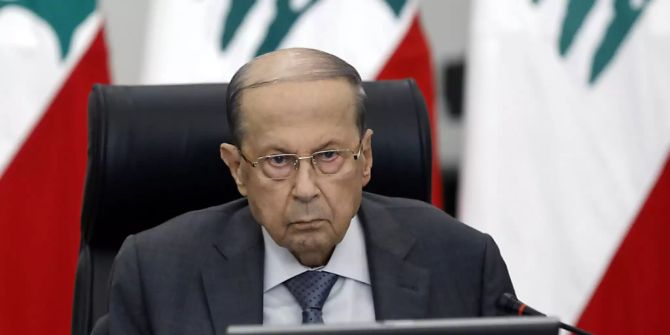 Michel Aoun, Libanon