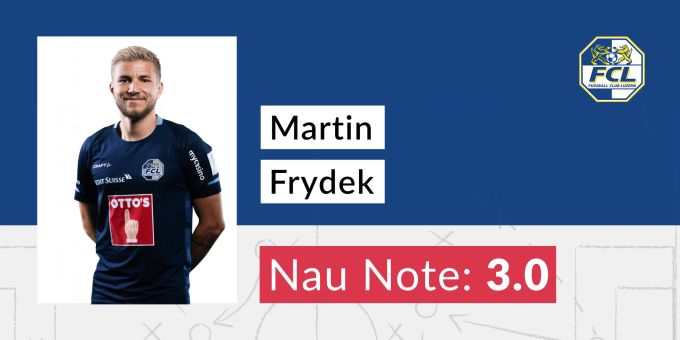 Die Nau.ch-Note für Martin Frydek vom FC Luzern. Martin Frydek