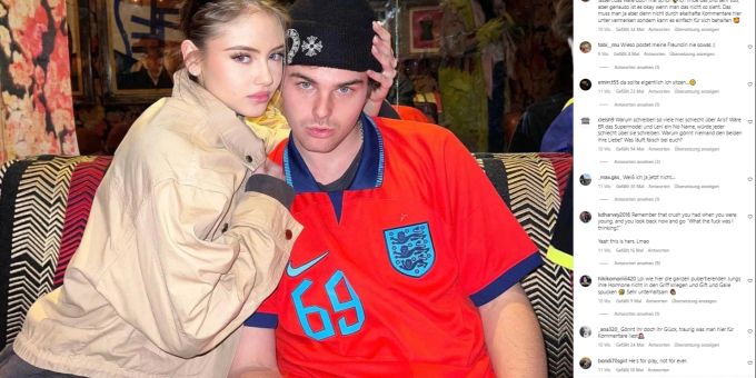 Seit gut zwei Jahren sind Leni Klum und der Eishockeyspieler Aris Rachevsky ein Paar. Leni Klum Heidi Klum