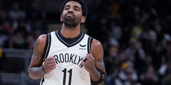 Kyrie Irving läuft in der NBA seit 2019 für die Nets auf. nba