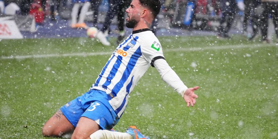 Marco Richter schoss Hertha zum Sieg.