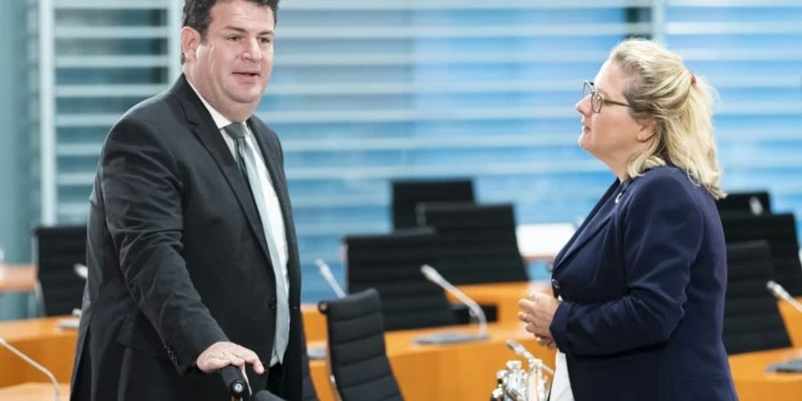 Hubertus Heil und Svenja Schulze