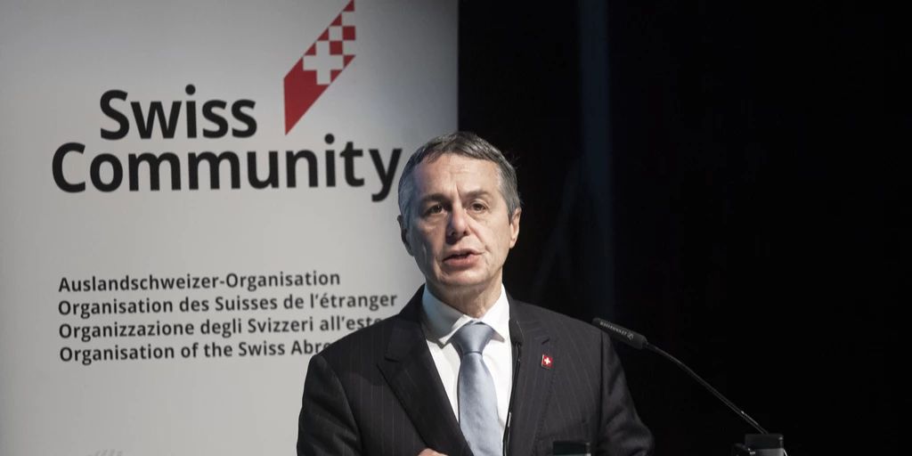 Zuversichtlicher Ignazio Cassis im Kampf für Demokratie