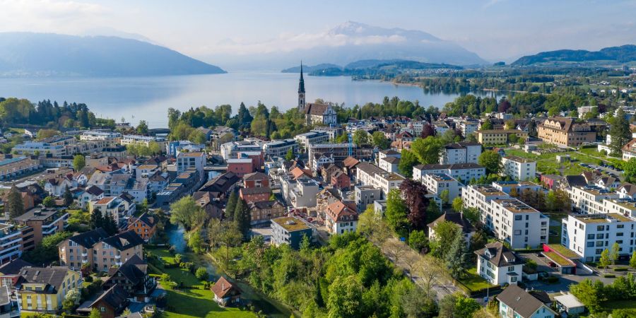 Luftaufnahme Gemeinde Cham