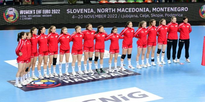 Das Schweizer Handball-Frauennationalteam. Schweizer Handballteam