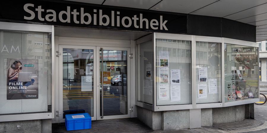 Die Stadtbibliothek Thun an der Bahnhofstrasse 6.