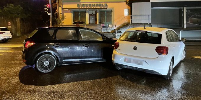 St.Gallen: Zwei leichtverletzte Personen nach Unfall. St.Gallen