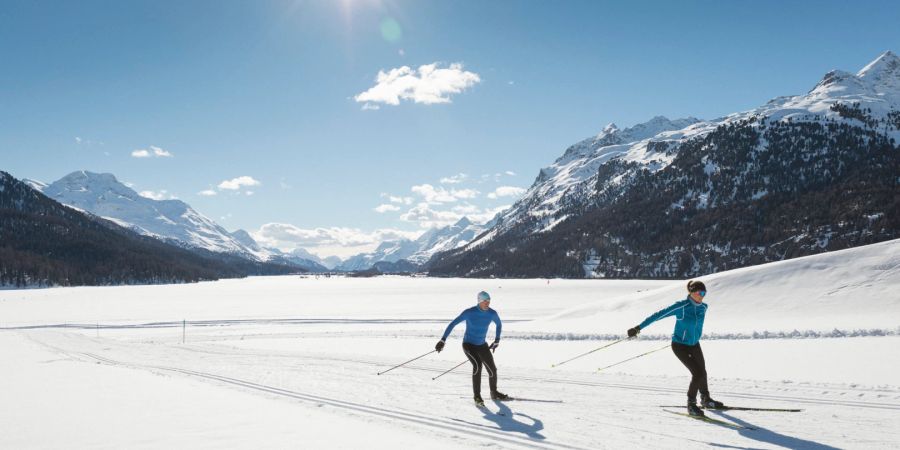 Loipen Langlauf Schweiz Engadin