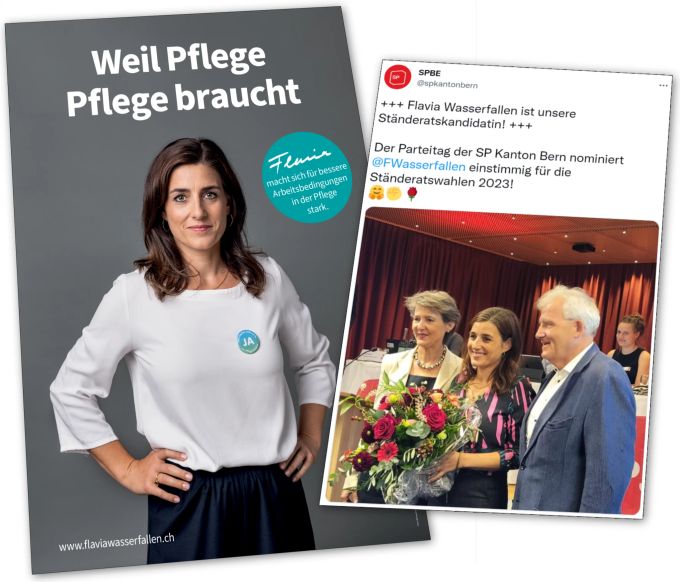 Flavia Wasserfallen Lanciert Als Erste Den Wahlkampf