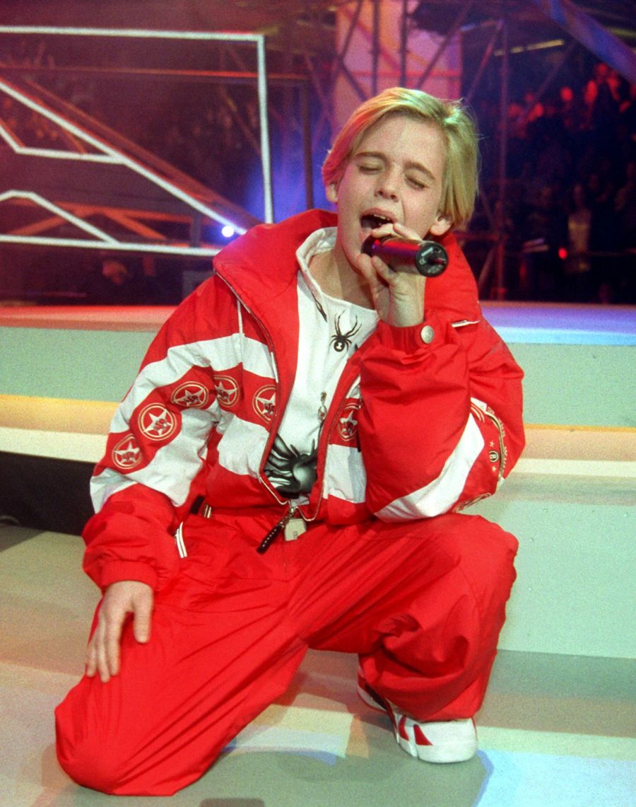 Teenie-Idol Aaron Carter bei einem Auftritt 1999.