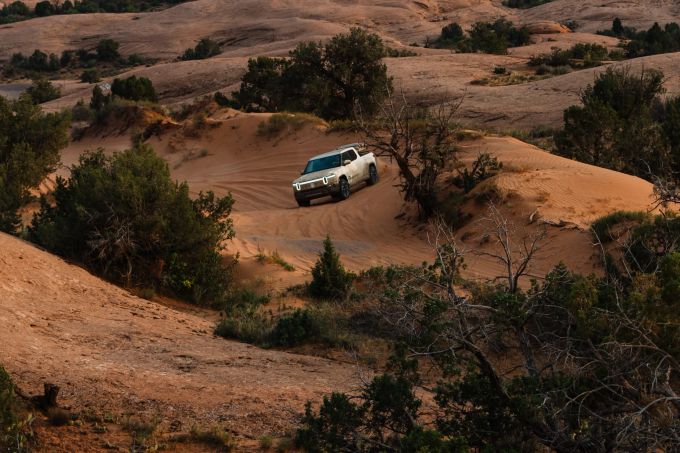 Der Elektro Pick-up R1T von Rivian ist der Verkaufsschlager in den USA. Rivian R1T