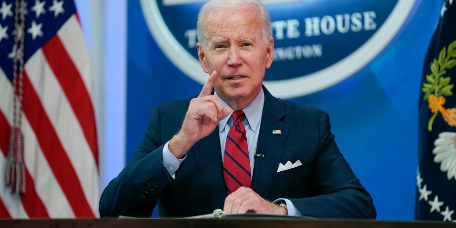 US-Präsident Joe Biden blickt besorgt in die Zukunft.