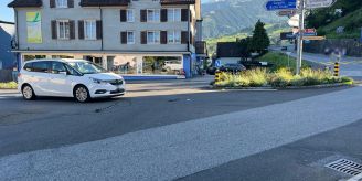 Gams SG - Unfall zwischen Auto und E-Bike