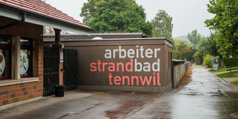 Das Strandbad Tennwil in Meisterschwanden am Hallwilersee.