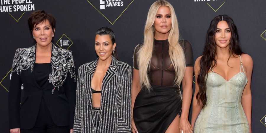 Die Kardashians: Kris Jenner, Kourtney Kardashians, Khloé Kardashian, Kim Kardashian.