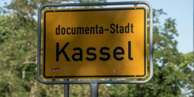 Ortsschild von Kassel Ortsschild von Kassel