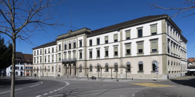Das Thurgauer Regierungsgebäude in Frauenfeld. frauenfeld thurgau