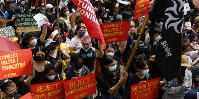Auf den Philippinen wüten Proteste gegen Ferdinand Marcos Jr. Philippinen